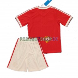 Manchester United fußball trikot 1984 Kinder Heim Retro Kurzarm