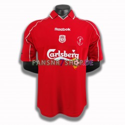 Manchester United fußball trikot 2000-2001 Herren Heim Retro Kurzarm