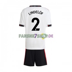 Manchester United fußball trikot Victor Lindelof 2 Kinder Auswärts 2022-2023 Kurzarm
