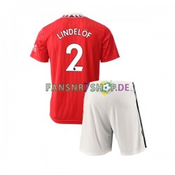 Manchester United fußball trikot Victor Lindelof 2 Kinder Heim 2022-2023 Kurzarm
