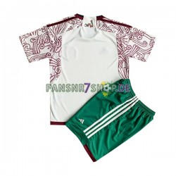 Mexiko fußball trikot WM 2022 Kinder Auswärts Kurzarm