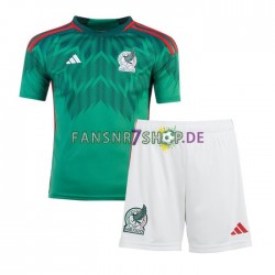 Mexiko fußball trikot WM 2022 Kinder Heim Kurzarm
