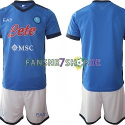 SSC Neaples fußball trikot Kinder Heim 2021-2022 Kurzarm