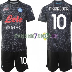 SSC Neaples fußball trikot Diego Maradona 10 Special Kinder Heim 2021-2022 Kurzarm