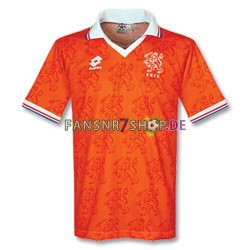 Niederlande fußball trikot 1996 Herren Heim Retro Kurzarm