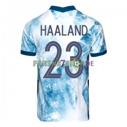 Norwegen fußball trikot Erling Haaland 23 2020-2021 Herren Auswärts Kurzarm