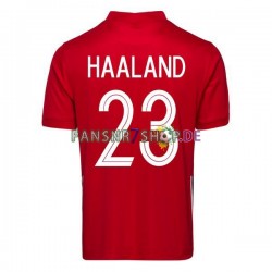 Norwegen fußball trikot Erling Haaland 23 2020-2021 Herren Heim Kurzarm