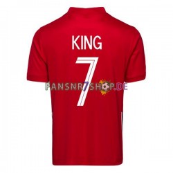 Norwegen fußball trikot Joshua King 7 2020-2021 Herren Heim Kurzarm