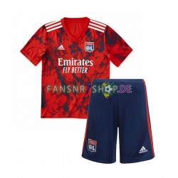 Olympique Lyon fußball trikot Kinder Auswärts 2022-2023 Kurzarm