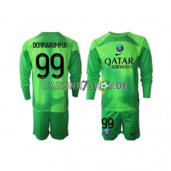 Paris Saint-Germain fußball trikot Donnarumma 99 Torhüter Kinder Heim 2022-2023 Langarm