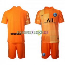 Paris Saint-Germain fußball trikot Torhüter Kinder Heim 2021-2022 Kurzarm