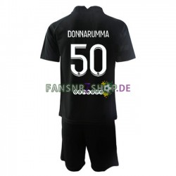 Paris Saint-Germain fußball trikot Gianluigi Donnarumma 50 Torhüter Kinder Auswärts 2021-2022 Kurzarm