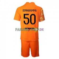 Paris Saint-Germain fußball trikot Gianluigi Donnarumma 50 Torhüter Kinder Heim 2021-2022 Kurzarm