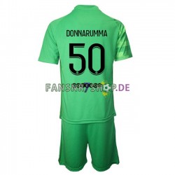 Paris Saint-Germain fußball trikot Gianluigi Donnarumma 50 Torhüter Kinder Ausweich 2021-2022 Kurzarm