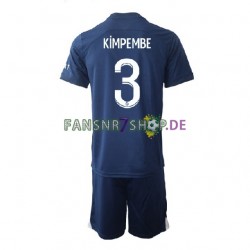 Paris Saint-Germain fußball trikot Kimpembe 3 Kinder Heim 2022-2023 Kurzarm