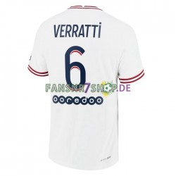Paris Saint-Germain fußball trikot Marco Verratti 6 Herren Viertes 2021-2022 Kurzarm