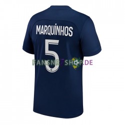 Paris Saint-Germain fußball trikot Marquinhos 5 Herren Heim 2022-2023 Kurzarm