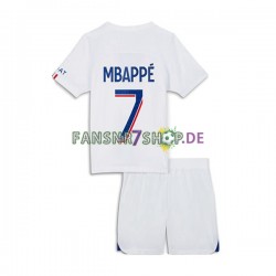 Paris Saint-Germain fußball trikot Mbappé 7 Kinder Ausweich 2022-2023 Kurzarm
