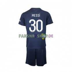 Paris Saint-Germain fußball trikot Messi 30 Kinder Heim 2022-2023 Kurzarm