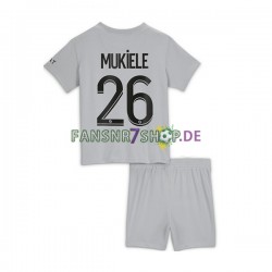 Paris Saint-Germain fußball trikot Mukiele 26 Kinder Auswärts 2022-2023 Kurzarm