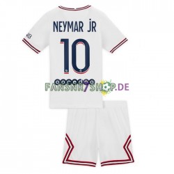 Paris Saint-Germain fußball trikot Neymar Jr 10 Kinder Viertes 2021-2022 Kurzarm