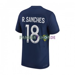 Paris Saint-Germain fußball trikot R.Sanches 18 Herren Heim 2022-2023 Kurzarm