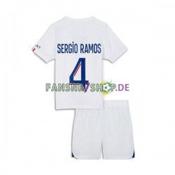 Paris Saint-Germain fußball trikot Sergio Ramos 4 Kinder Ausweich 2022-2023 Kurzarm