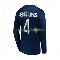Paris Saint-Germain fußball trikot Sergio Ramos 4 Herren Heim 2022-2023 Langarm
