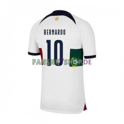 Portugal fußball trikot WM 2022 Bernardo 10 Herren Auswärts Kurzarm