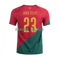 Portugal fußball trikot WM 2022 Joao Felix 23 Herren Heim Kurzarm