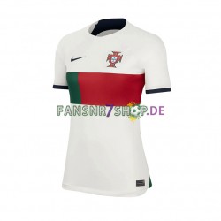 Portugal fußball trikot WM 2022 Dame Auswärts Kurzarm