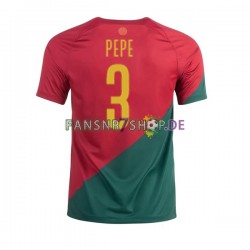 Portugal fußball trikot WM 2022 PEPE 3 Herren Heim Kurzarm