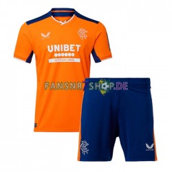 Rangers fußball trikot Kinder Ausweich 2022-2023 Kurzarm