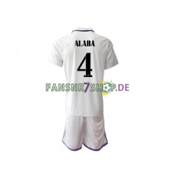 Real Madrid fußball trikot David Alaba 4 Kinder Heim 2022-2023 Kurzarm
