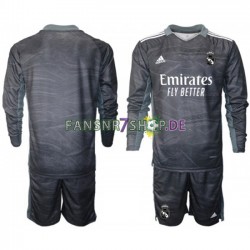 Real Madrid fußball trikot Torhüter Kinder Heim 2021-2022 Langarm