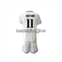 Real Madrid fußball trikot Marco Asensio 11 Kinder Heim 2022-2023 Kurzarm