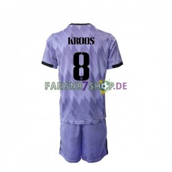 Real Madrid fußball trikot Toni Kroos 8 Kinder Auswärts 2022-2023 Kurzarm