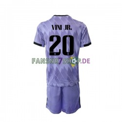 Real Madrid fußball trikot Vinicius Junior 20 Kinder Auswärts 2022-2023 Kurzarm