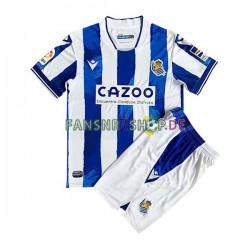 Real Sociedad fußball trikot Kinder Heim 2022-2023 Kurzarm