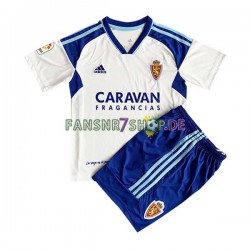 Real Zaragoza fußball trikot Kinder Heim 2022-2023 Kurzarm
