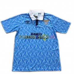 Lazio Rom fußball trikot 1991 Herren Heim Retro Kurzarm
