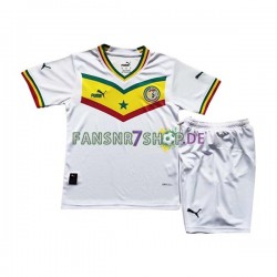 Senegal fußball trikot WM 2022 Kinder Heim Kurzarm