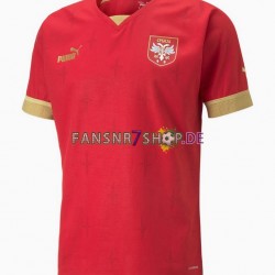 Serbien fußball trikot WM 2022 Herren Heim Kurzarm