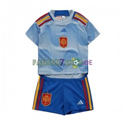 Spanien fußball trikot WM 2022 Kinder Auswärts Kurzarm