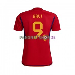Spanien fußball trikot WM 2022 Gavi 9 Herren Heim Kurzarm