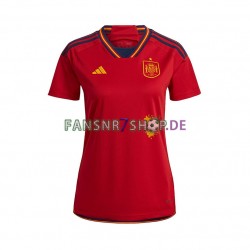 Spanien fußball trikot WM 2022 Dame Heim Kurzarm