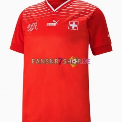 Schweiz fußball trikot WM 2022 Herren Heim Kurzarm