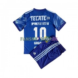 UANL Tigres fußball trikot Andre-Pierre Gignac 10 Kinder Auswärts 2022-2023 Kurzarm