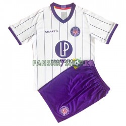 Toulouse FC fußball trikot Kinder Heim 2022-2023 Kurzarm