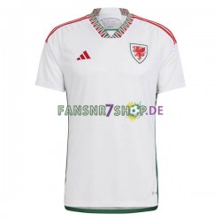 Wales fußball trikot WM 2022 Herren Auswärts Kurzarm